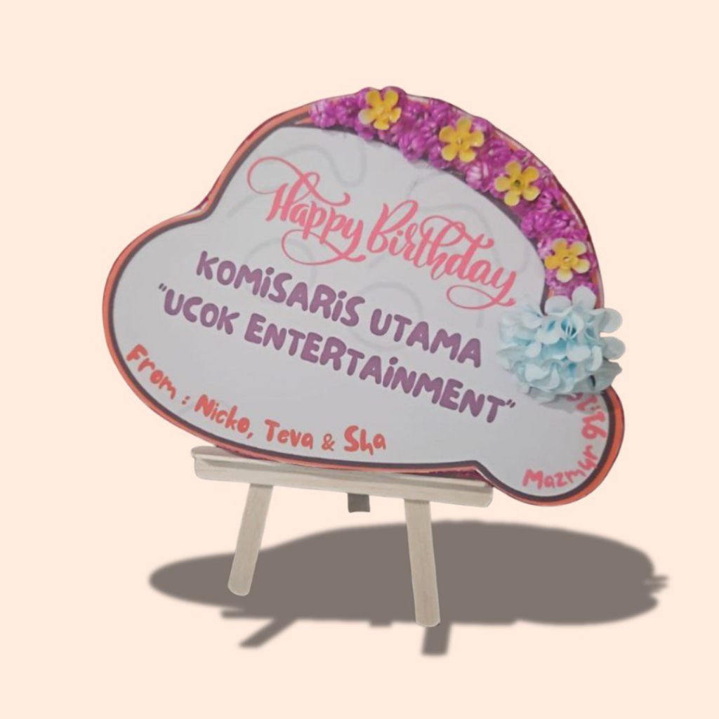 Bunga Papan Mini / Bunga Papan Kartun / Bunga Papan Shincan / Bunga Papan Karakter /Hampers Bunga Pa