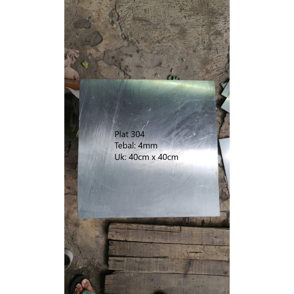 Plat 304 tebal: 4mm | Lembaran Baru | Plat | plate stainless steel