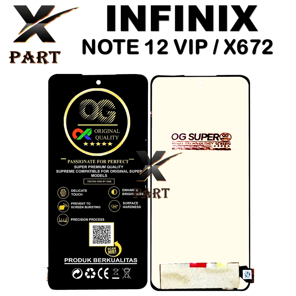 LCD TOUCHSCREEN INFINIX NOTE 12 VIP / X672 ORIGINAL