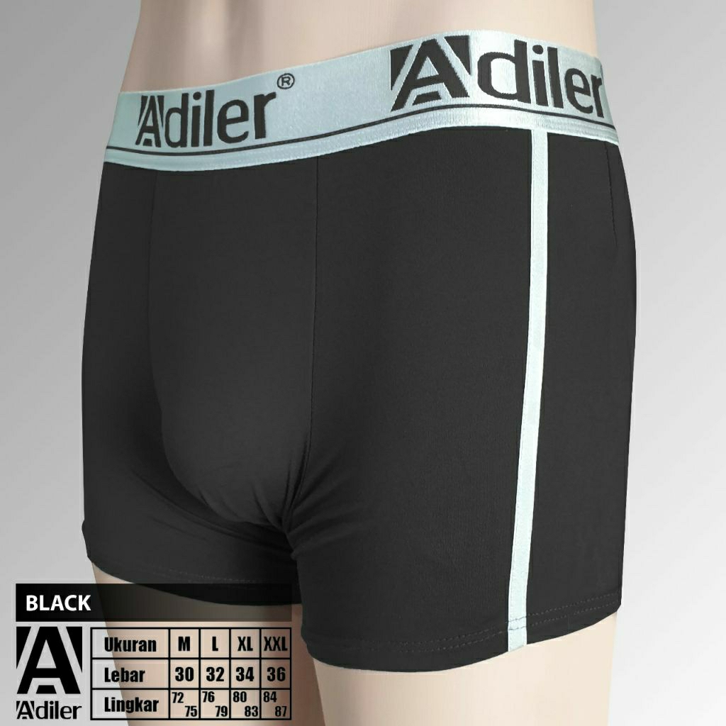 (3 pcs) Celana Dalam Boxer Pria Adiler 3342