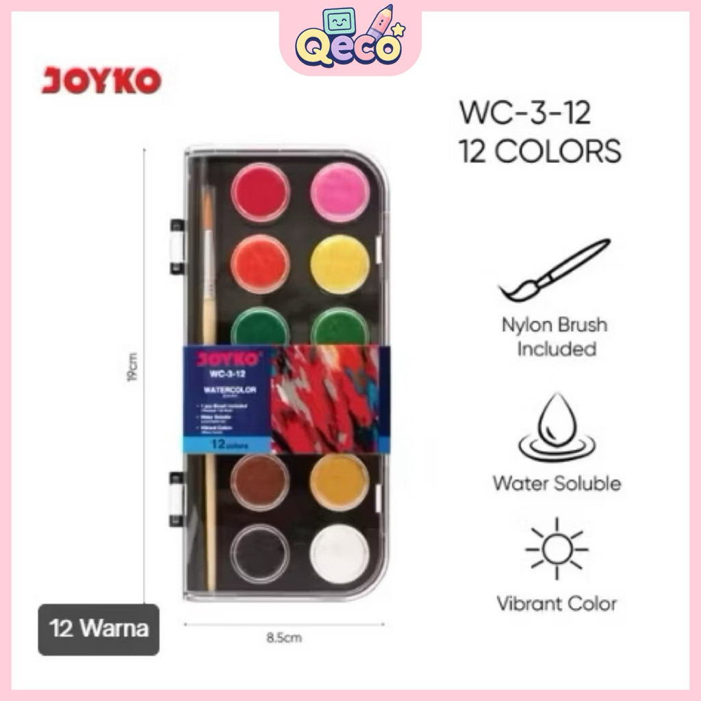 

Joyko Watercolor Set WC-3