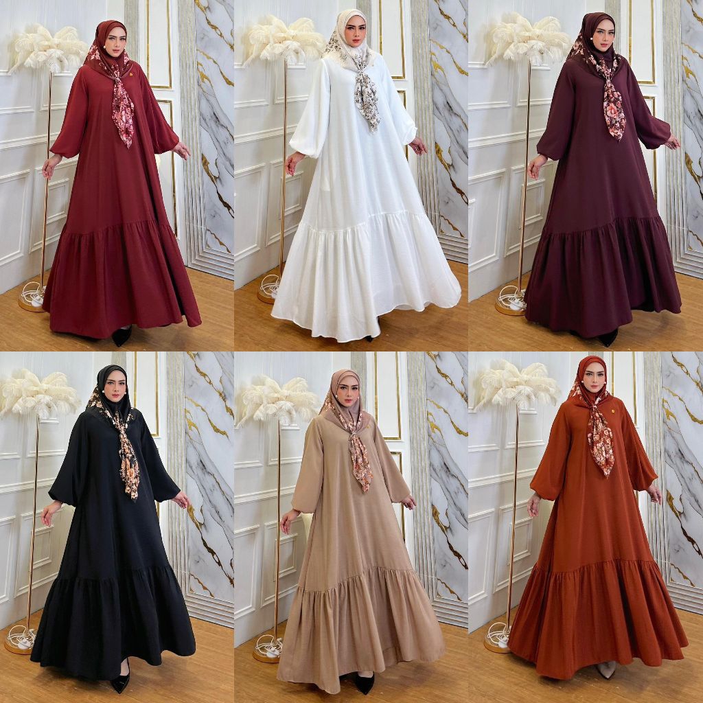 Gamis Dress Terbaru Ninona series by Ninona