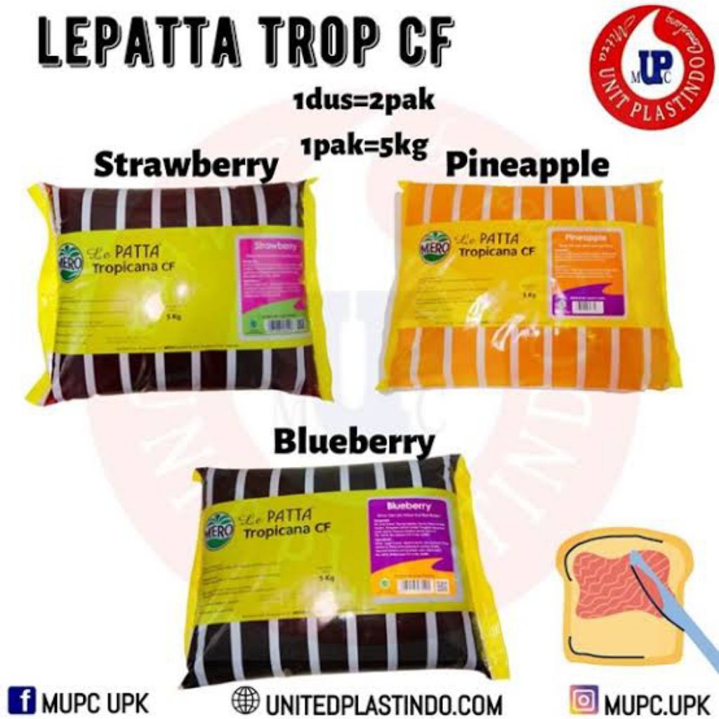 

Le Patta Selai Strawberry/Nanas/Blueberry 5kg