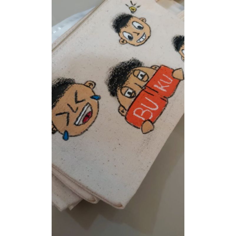 

Canvas Pencil Case ( Tempat Pensil / Pouch Kanvas )