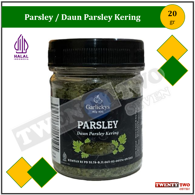 

[doz]|3X Garlickys Parsley / Daun Parsley Kering 20 gr