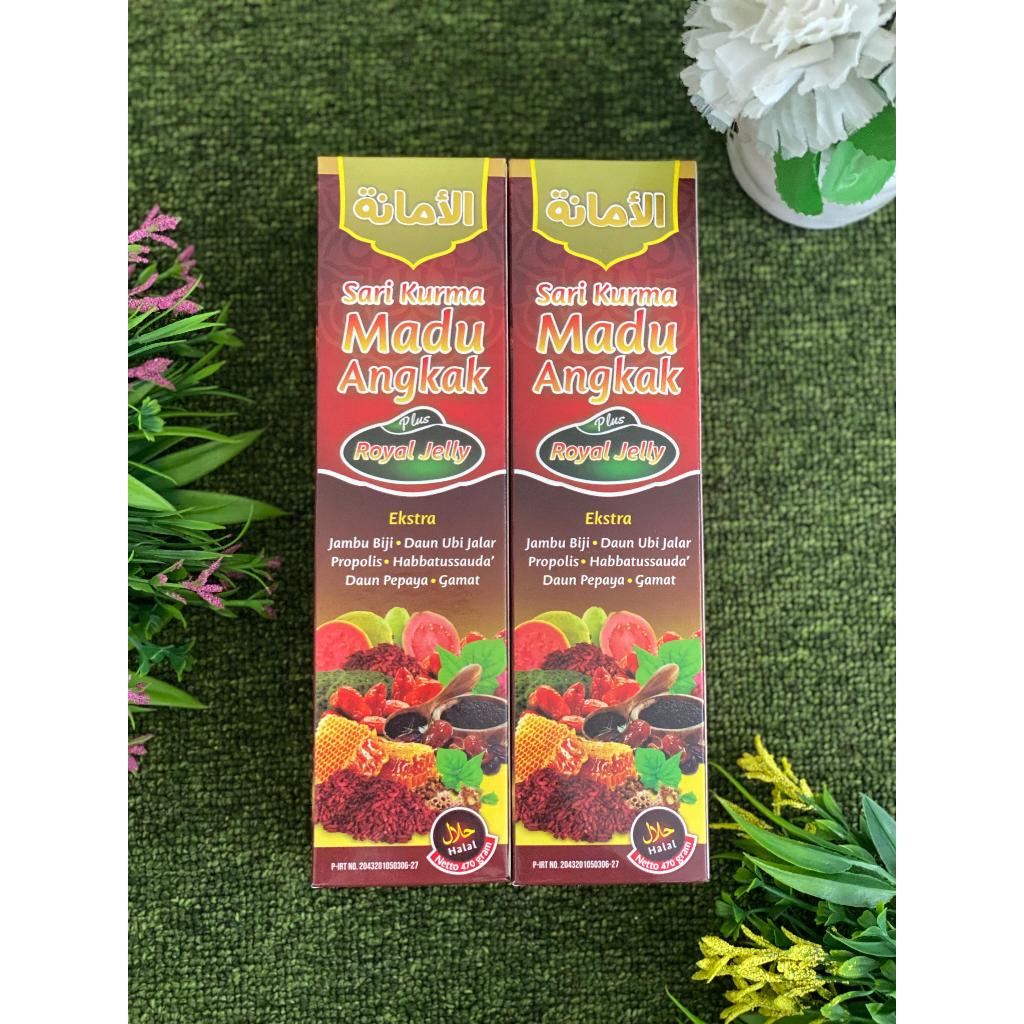 

Madu Angkak Plus Royal Jelly - Al Amanah - Madu penambah trombosit, mengatasi DBD dan gejala typus