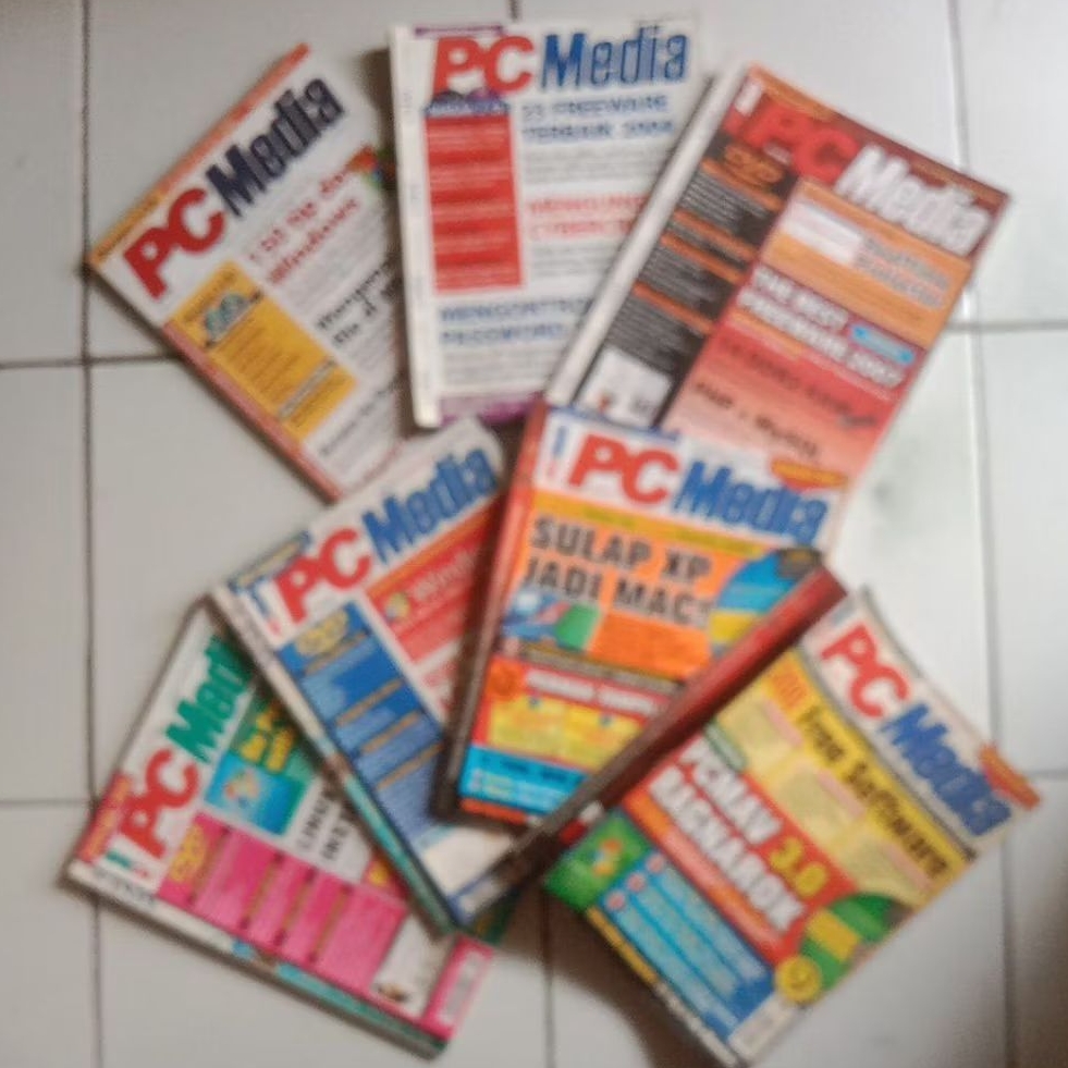 Majalah PC MEDIA Original  Bekas Tanpa CD Baca Deskripsi
