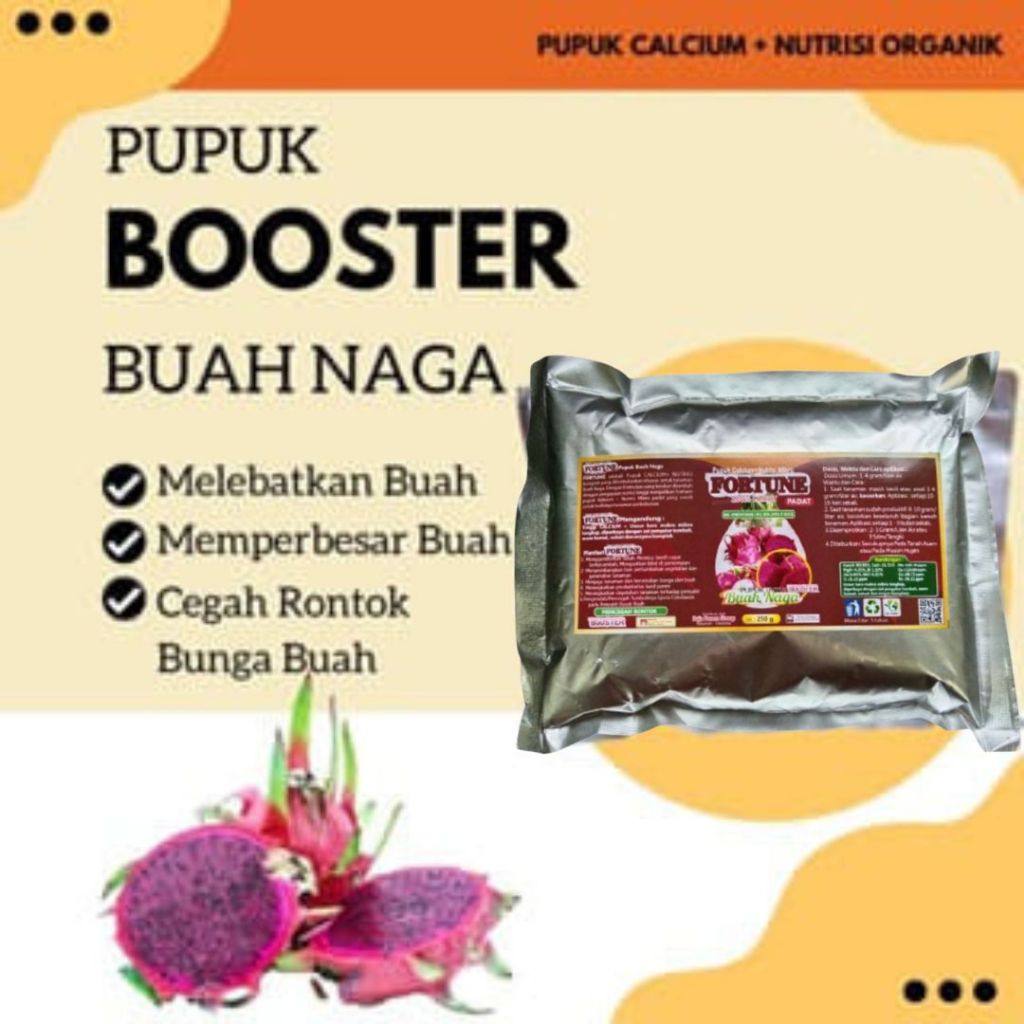 Pupuk Booster Buah Naga Organik Cepat Berbuah, Boster Perangsang Buah Naga