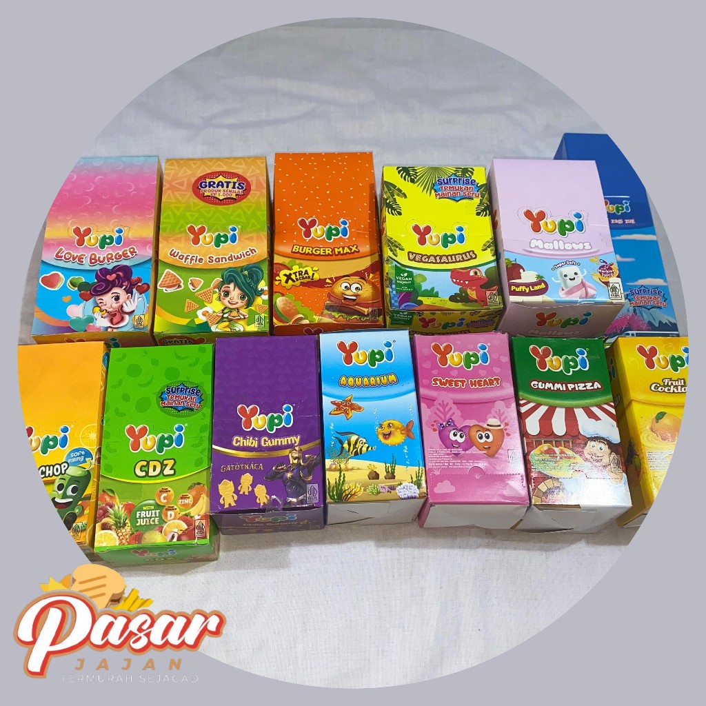 

Aneka Permen Yupi Gummy Candies Box