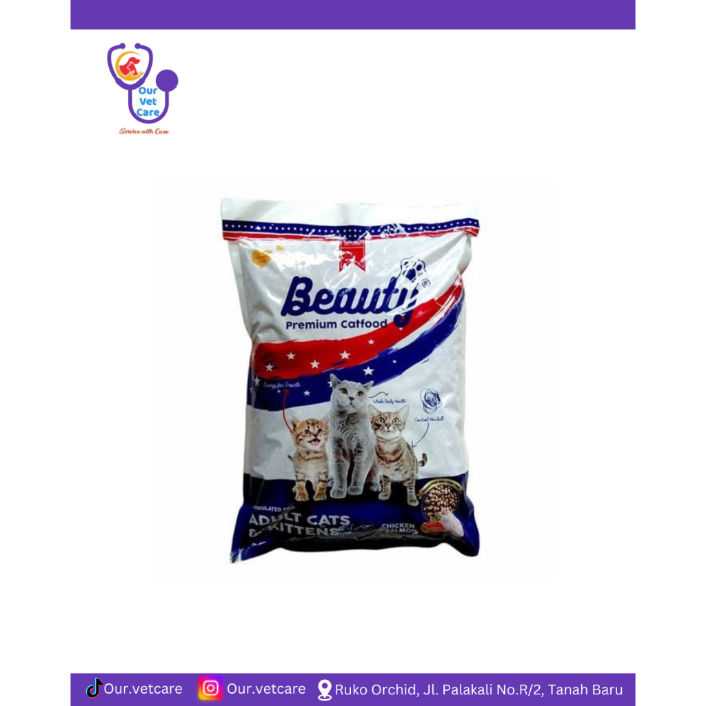 Pakan Kucing Beauty Repack 1Kg