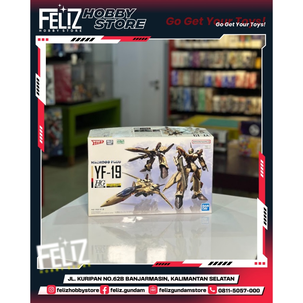 ( BANDAI ) HG 1/1OO MACROSS PLUS YF-19