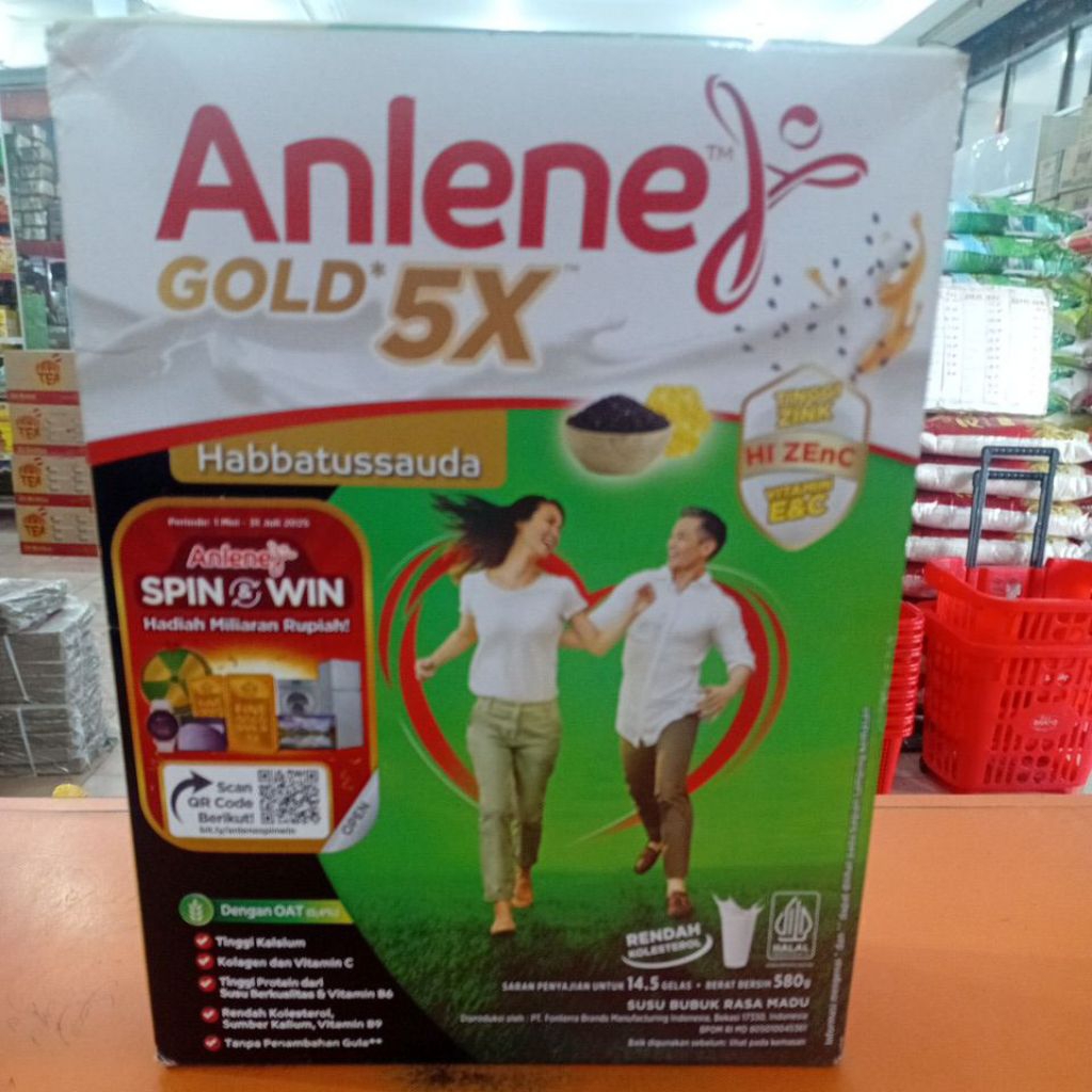 

Anlene Gold 5X 580gr