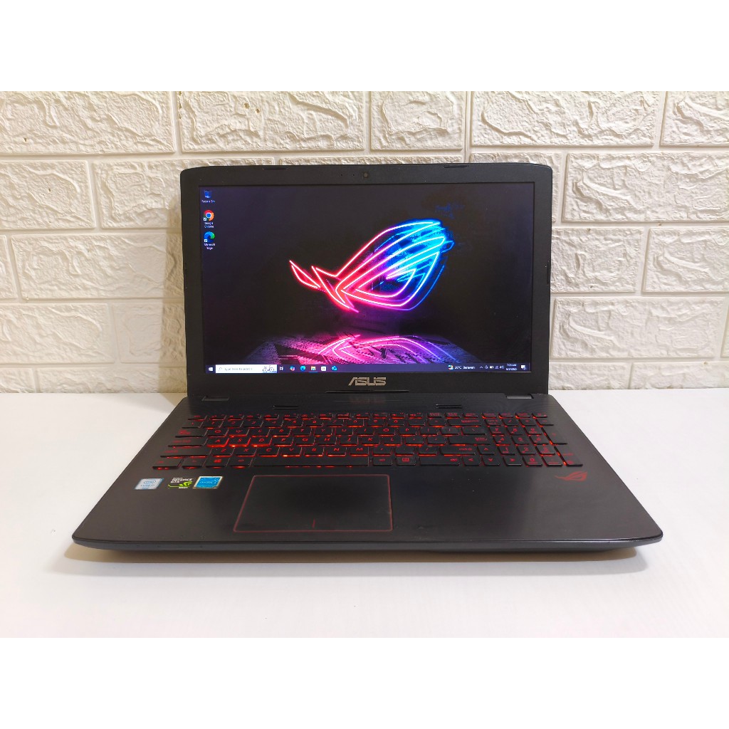 Asus ROG GL552VX Core i7 6700HQ Nvidia GTX 950 | RAM 8GB SSD 256GB | Laptop Second Gaming Bekas Gen6