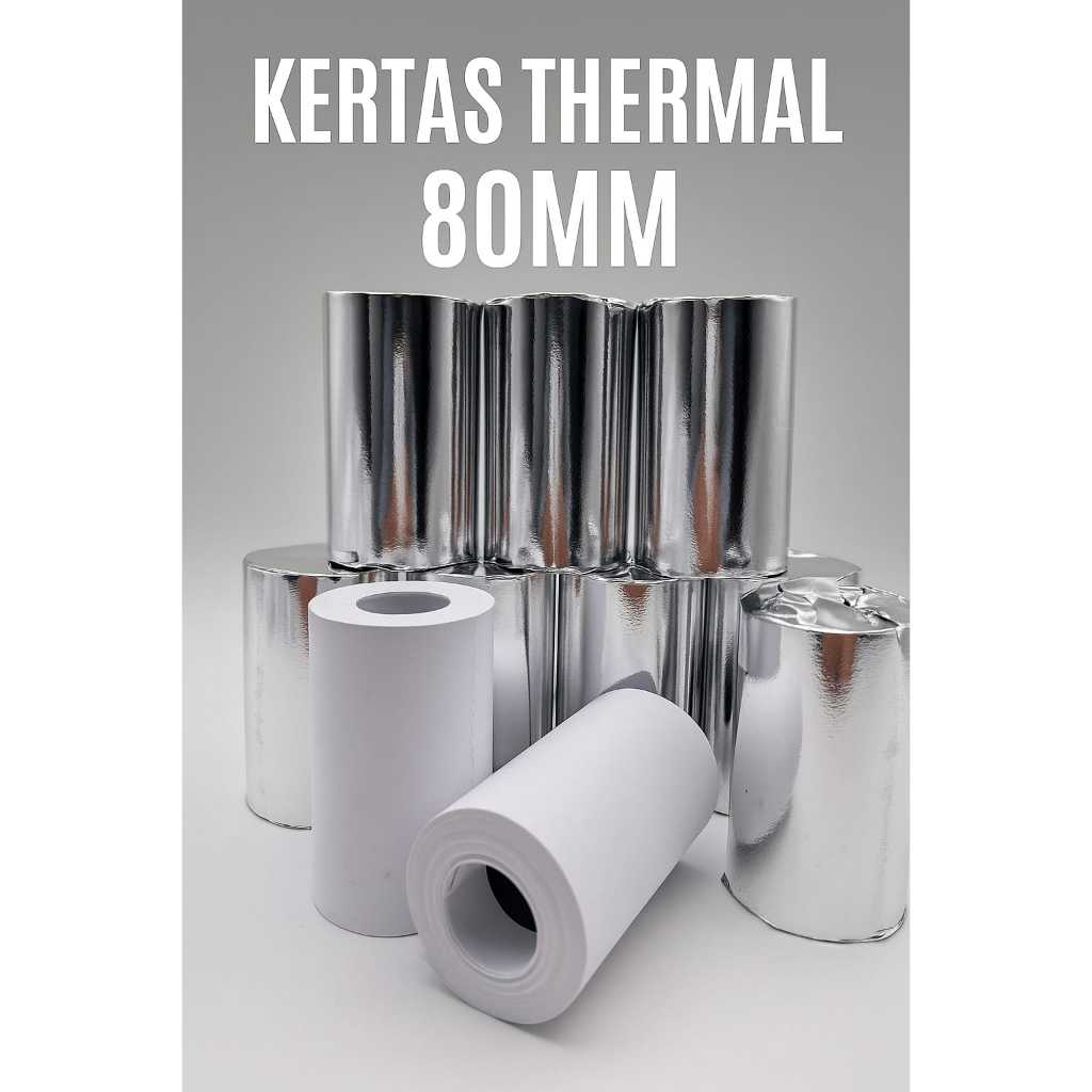 

[ COD ] 1 ROLL Kertas Struk Kasir 80x40mm Praktis Dan Fungsional untuk printer 80mm kertas printer 80mm