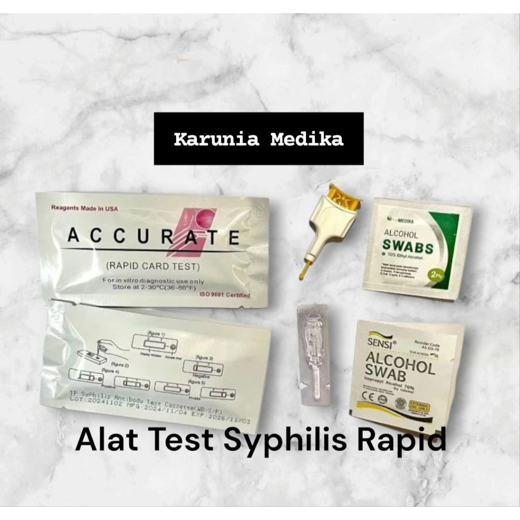 Alat Test Syphilis Rapid - One Step Syphilis Test Satuan Syphilis Hiv