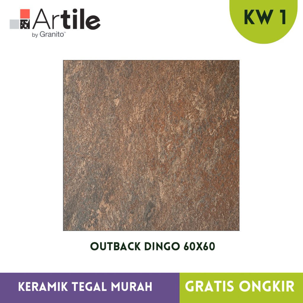 Granit Kamar Mandi Kasar / Kesat 60x60 Artile Outback Dingo KW1