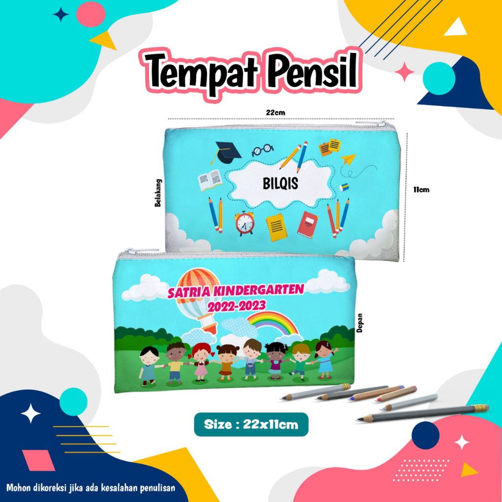 

pencil case free design custom