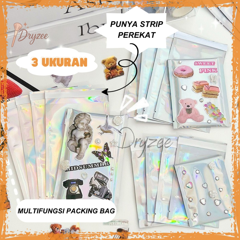 

Inner Sleeve Per Lembar Plastik Photocard KPOP Plastik Hologram Plastik Packing Aksesoris ST19