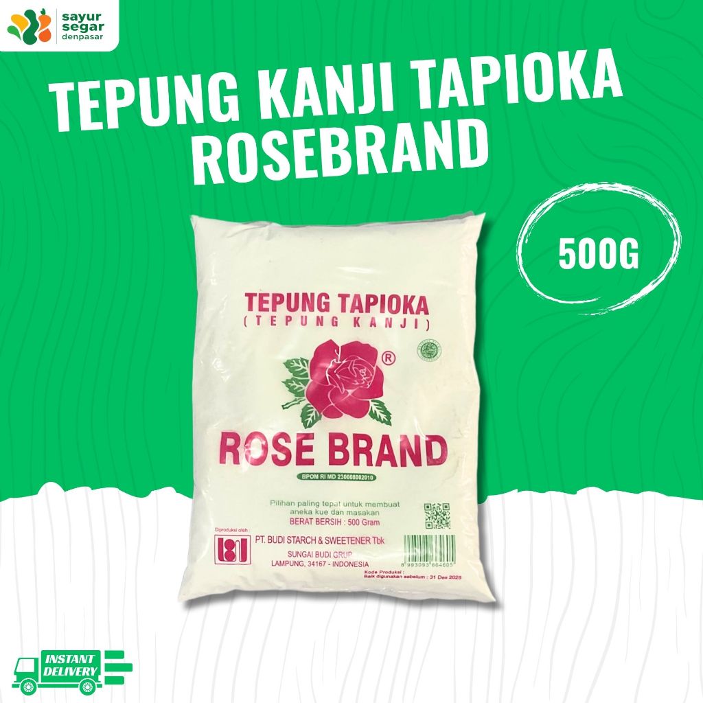 

Tepung Kanji Tapioka Rosebrand 500gr - Sayur Segar Denpasar
