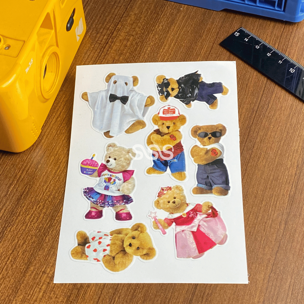 

STICKER TEDDY BEAR / STICKER AESTHETIC / STICKER PACK