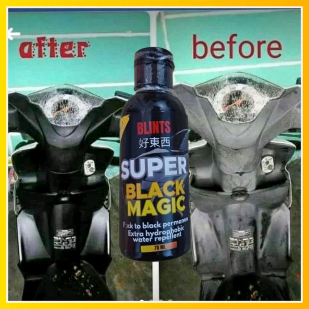 Black magic penghitam body motor cat hitam body kasar motor penghitam kendaraan