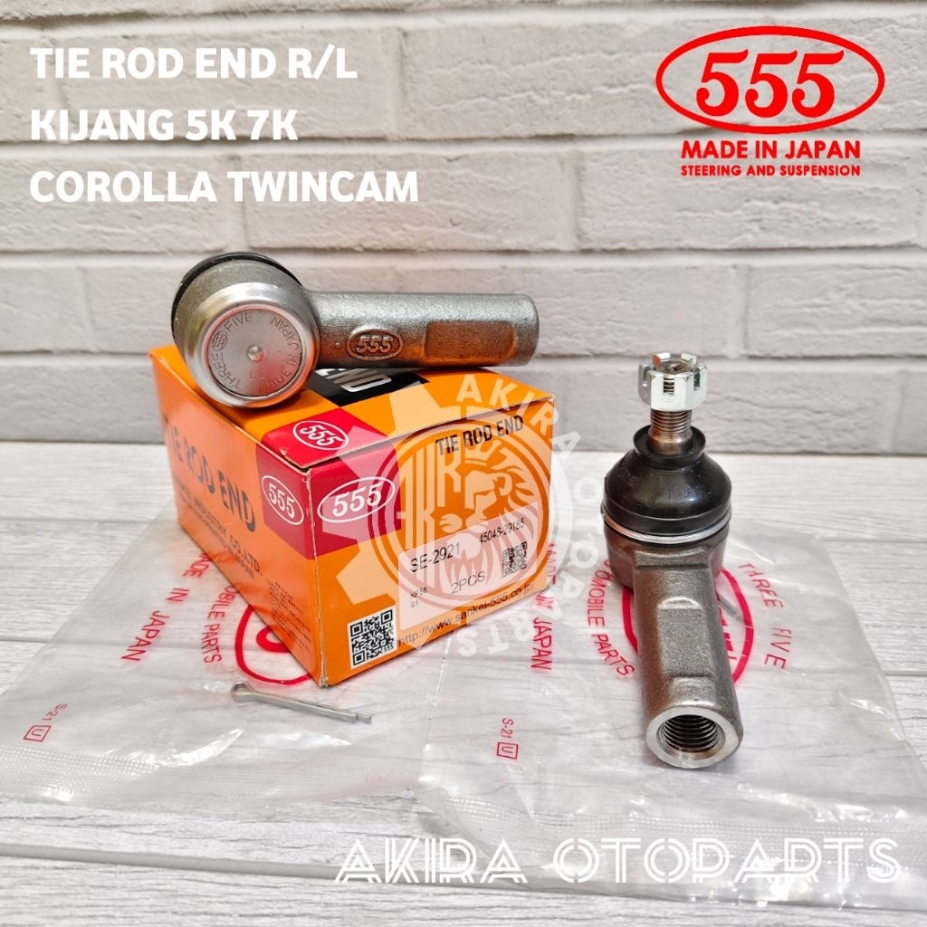 TIE ROD END 1SET R/L KIJANG 5K KIJANG GRAND EXTRA SUPER KF40 KF50 MEREK 555 ASLI JAPAN ORIGINAL