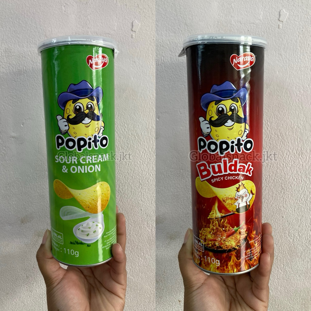 

KLG NARAYA POPITO SOUR CREAM / POPITO BULDAK SPICY CHICKEN