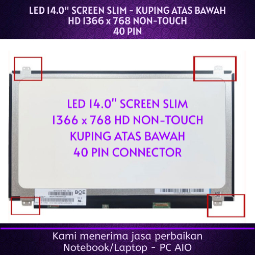 LED 14.0" LCD 14.0" HB140WX1-300 LP140WH2 TL E2 N140BGE-L43 B140XW02 B140XW03 N140B6 N140B6-L24 M140