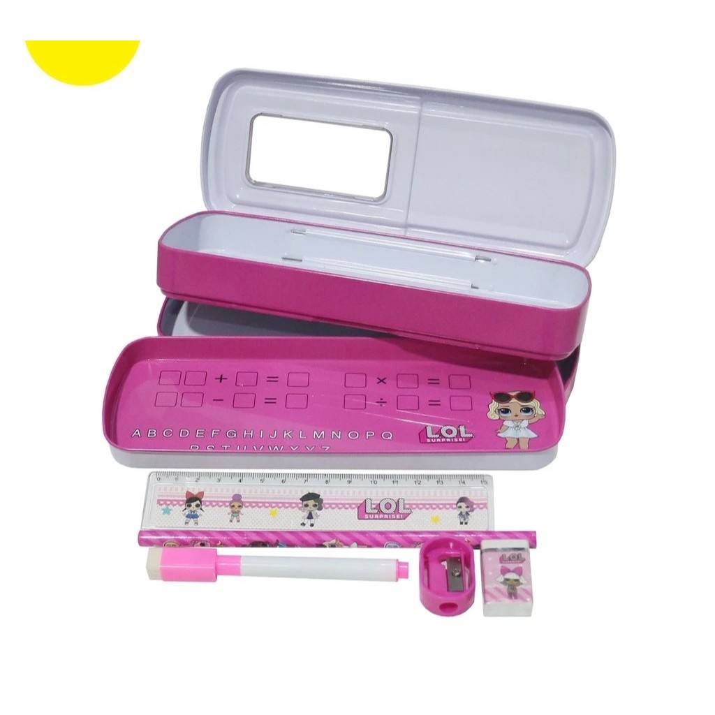 

Kotak Pensil Pencil Case / Dompet Pencil Lengkap Study Set Tempat Alat Tulis 3323 / 2003 / CC-29