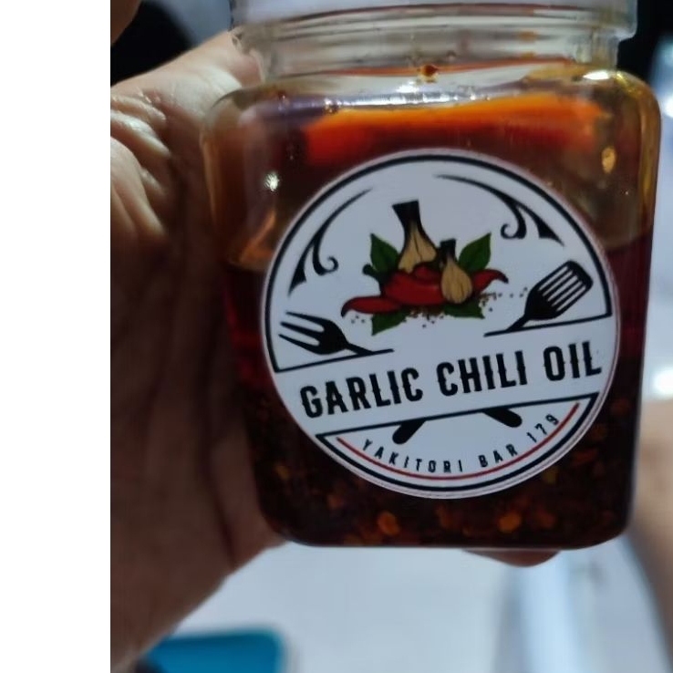 

GARLIC CHILI OIL, HOME MADE 150 GR
