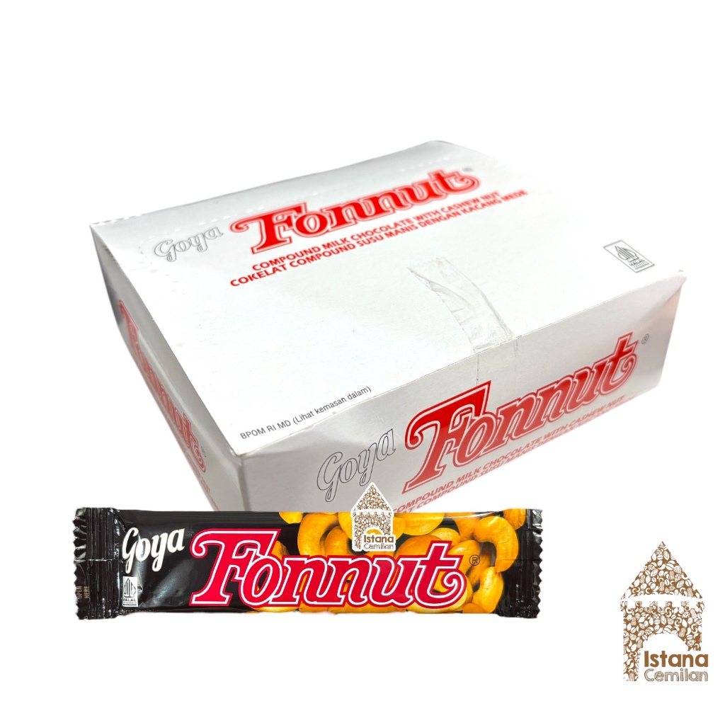 

Goya Fonnut Cokelat Jadul Susu Kacang Mede PACK (isi 24 pcs)