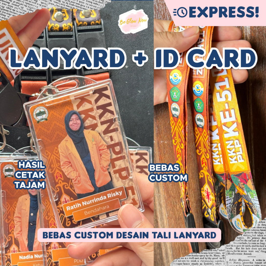 

LANYARD ID CARD CUSTOM ONE SET BISA CUSTOM