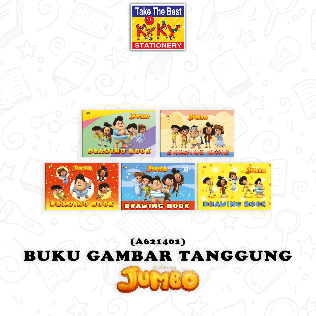 

KIKY Buku Gambar Jumbo Tanggung (Uk. 18 x 27 cm) - 1 Buku