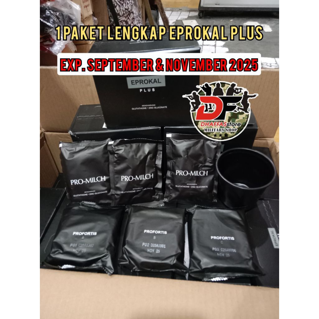 

MURAH..!!! EPROKAL PLUS ASLI JATAH TNI. EXP. NOVEMBER 2025.SATU PAKET EPROKAL PLUS. IMUKAL BISKUIT DAN SEREAL TNI. SUSU EPROKAL. EPROKAL TNI. SUSU SEREAL TNI