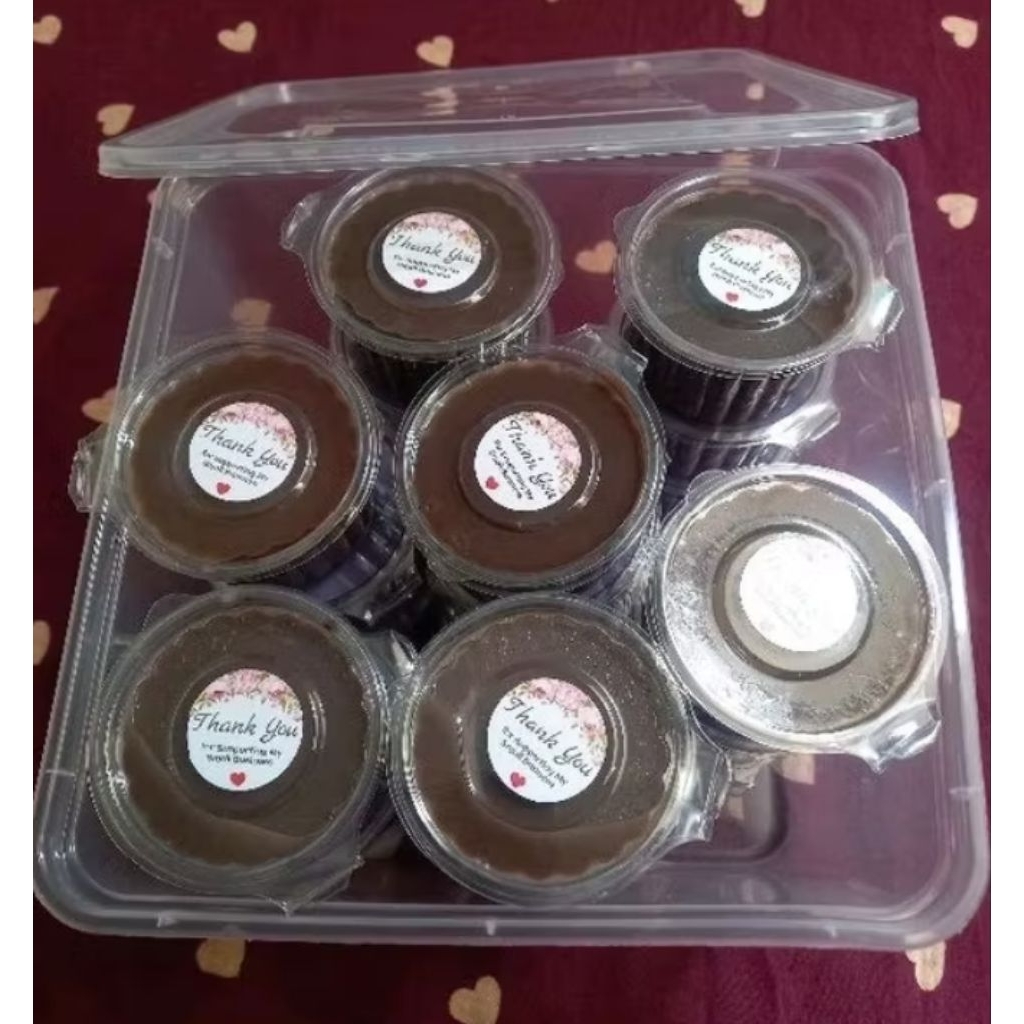 

silky puding cup 70ml 22pcs, ada banyak varian rasa