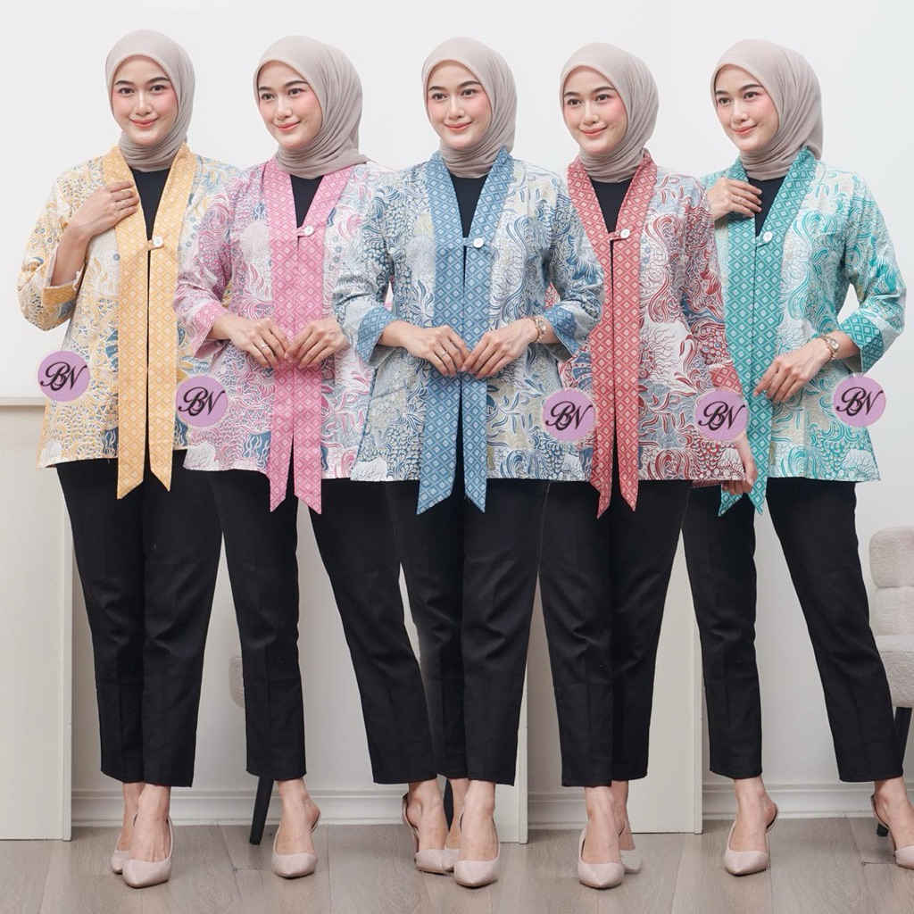 Blus Kebaya /outer Batik model kekinian