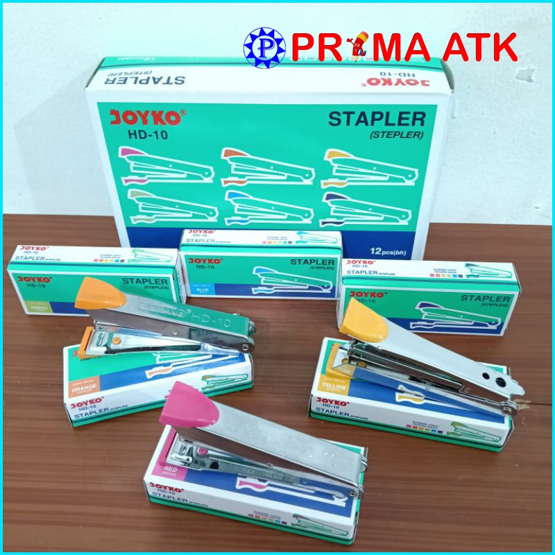 

(12 PCS / 1 BOX) Stapler Joyko HD10 / Alat Steples Hekter Stepler Joyko HD-10 / Staples Joyko HD-10