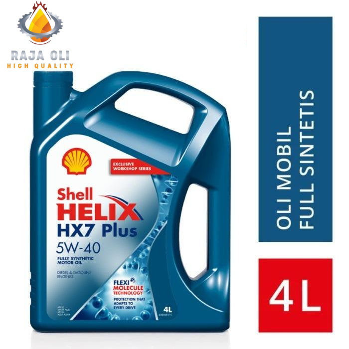 Shell Helix HX7 Plus 5W-40 Oli Mobil Full Synthetic Perlindungan Mesin Maksimal 4L