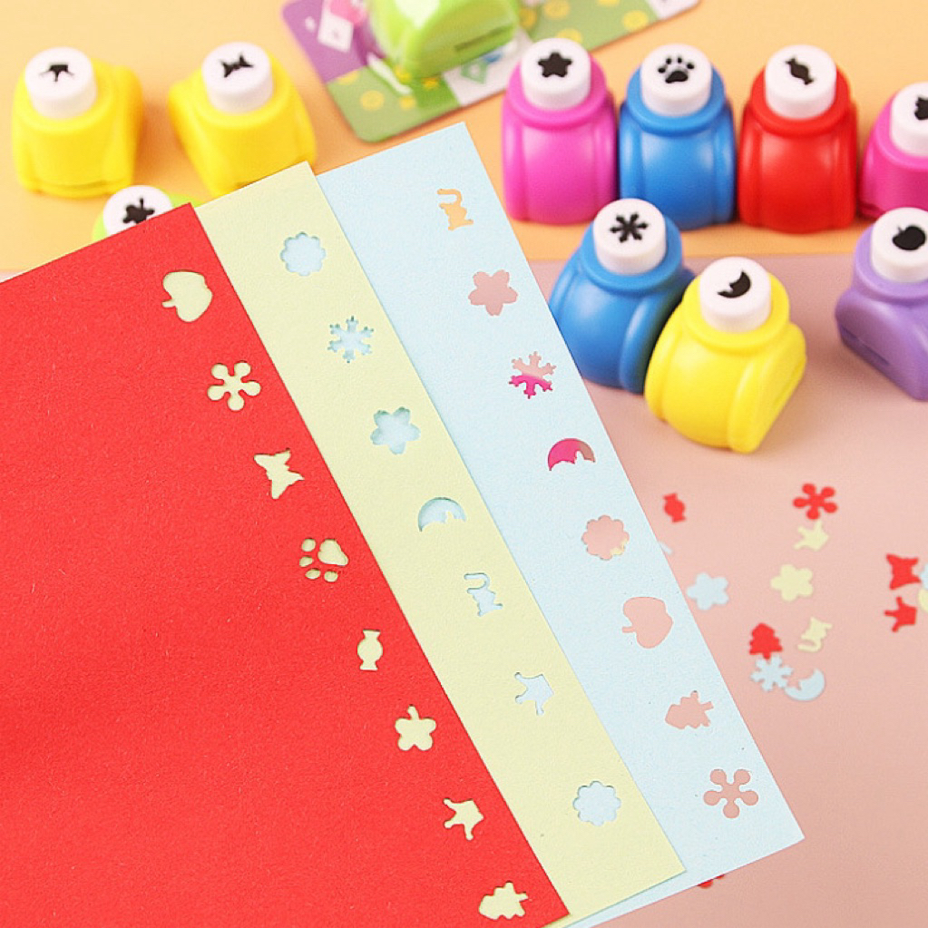 

Pembolong Kertas Mini Berbagai Bentuk / Paper Cutting Embossing Craft Puncher DIY / Puncher Mini DIY Pemotong Kertas