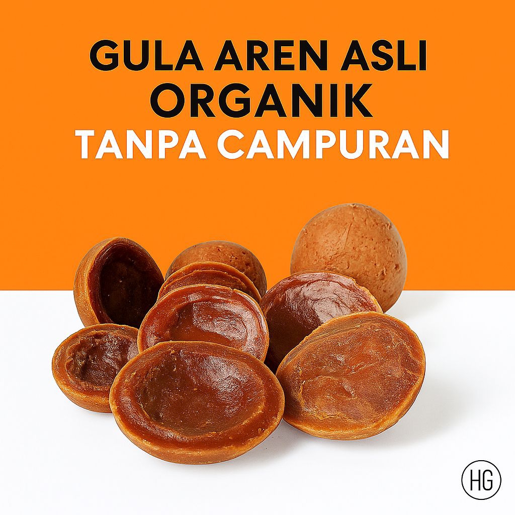 

Gula Aren 100% Murni 500 gr /Gula Jawa/Gula Batok /Palm Sugar Organik murni