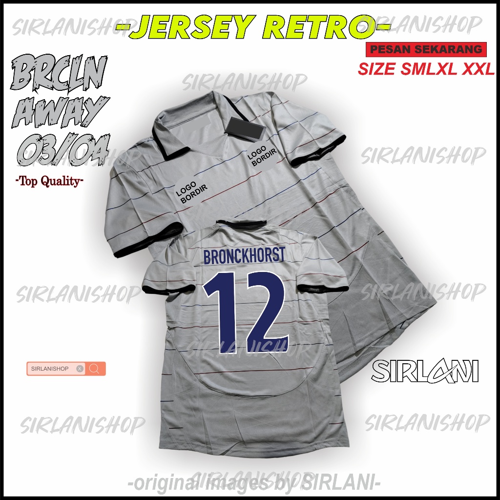 RETRO BARCA AWAY 2003 2004 ABU JERSEY VINTAGE BARCELONA AWAY 03 04