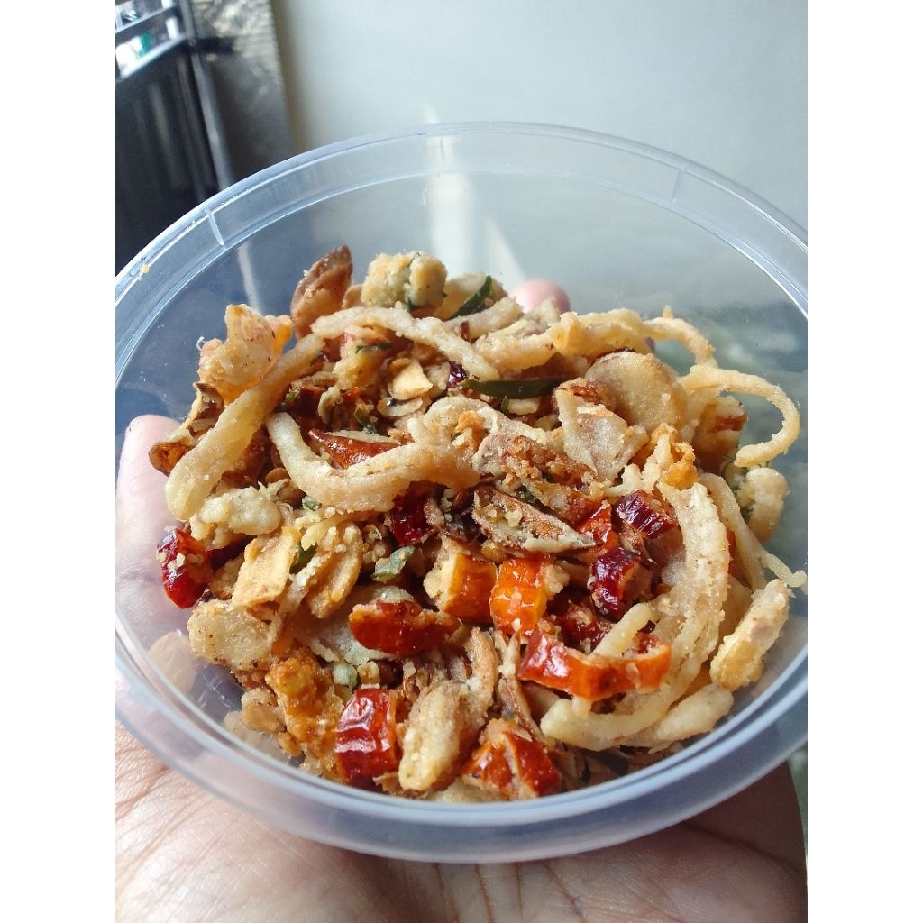 

sambal kremes jamur tiram