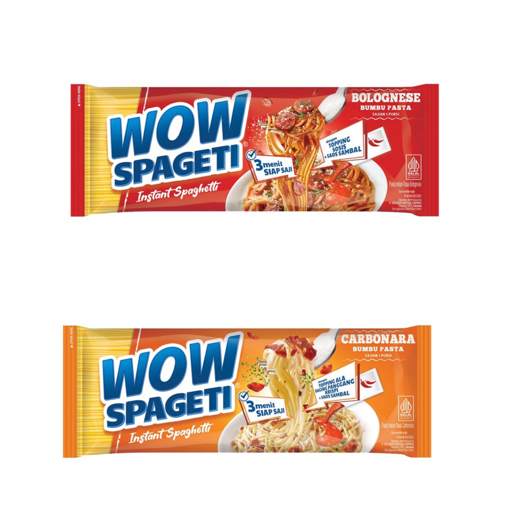 

Wow Spageti Instan Carbonara/Bolognese 76 g