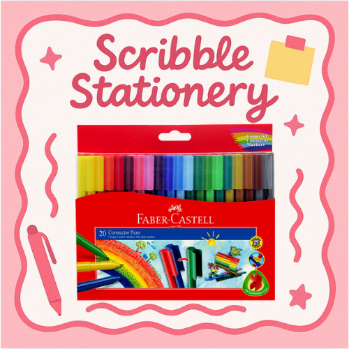 

Spidol Connector Pen Faber Castell 20 Warna