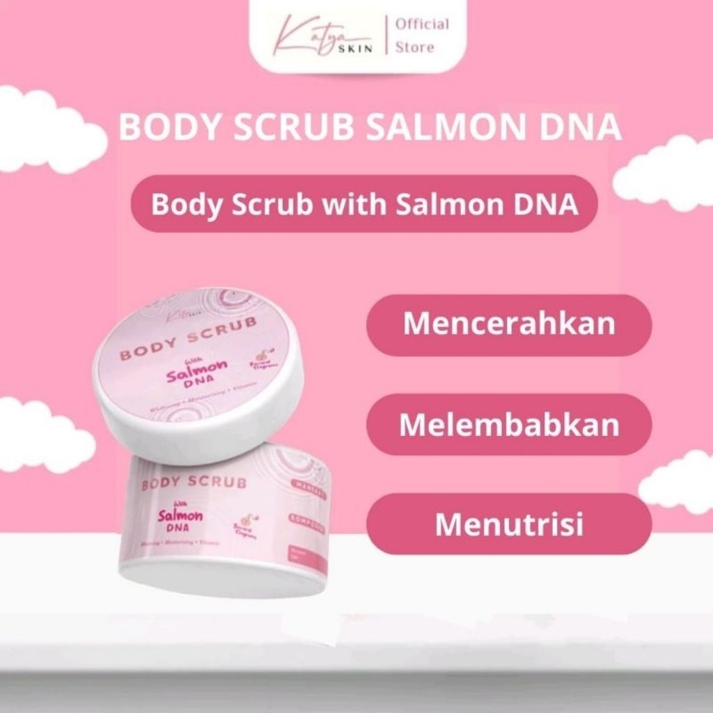 katya skin body scrub with salmon DNA 250gr