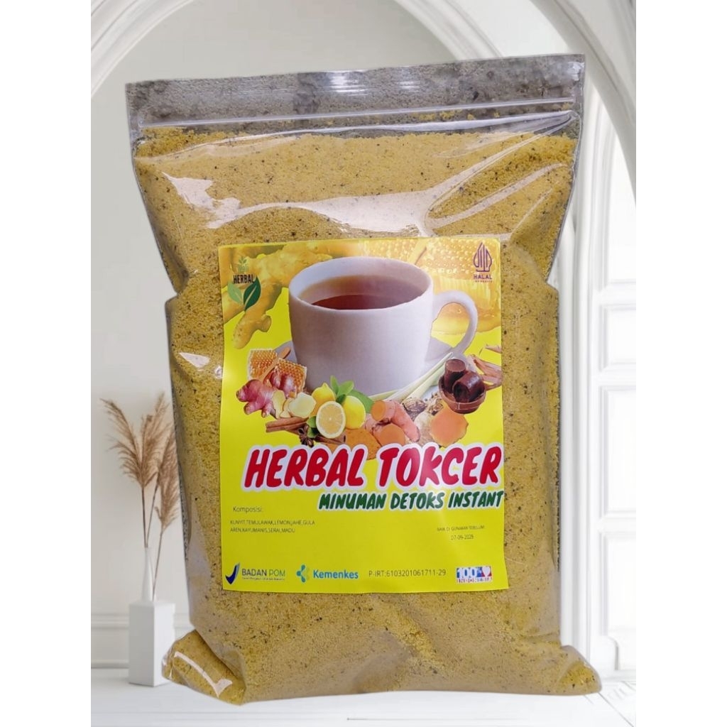 

[HERBAL DETOX] jahe merah kunyit temulawak gula aren jeruk lemon sereh herbal alami bubuk serbuk instan