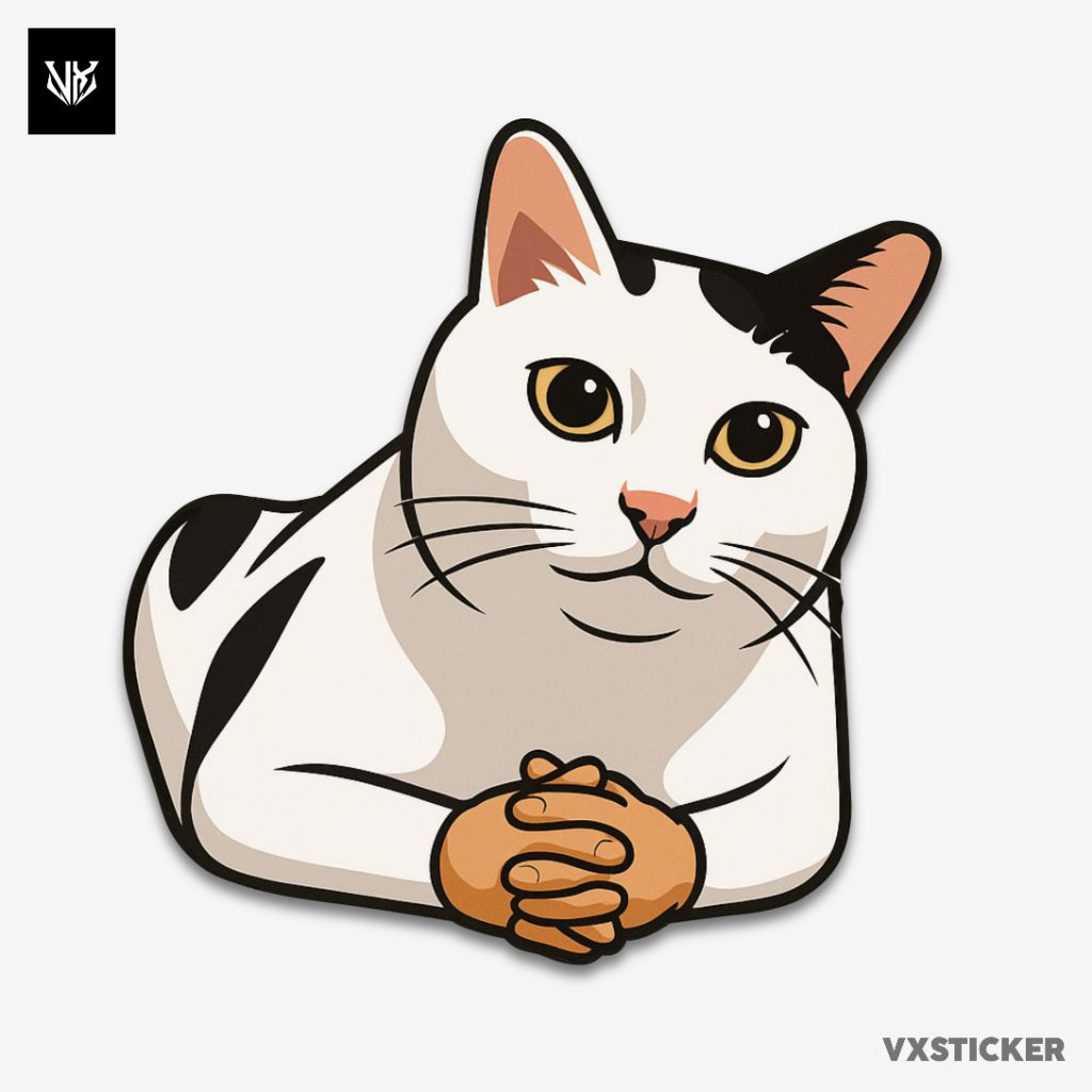 

Stiker/Sticker Kucing Lucu #03 VXSTICKER