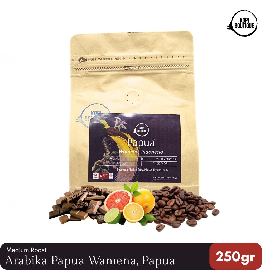 

Kopi Arabika Papua Wamena 250gr