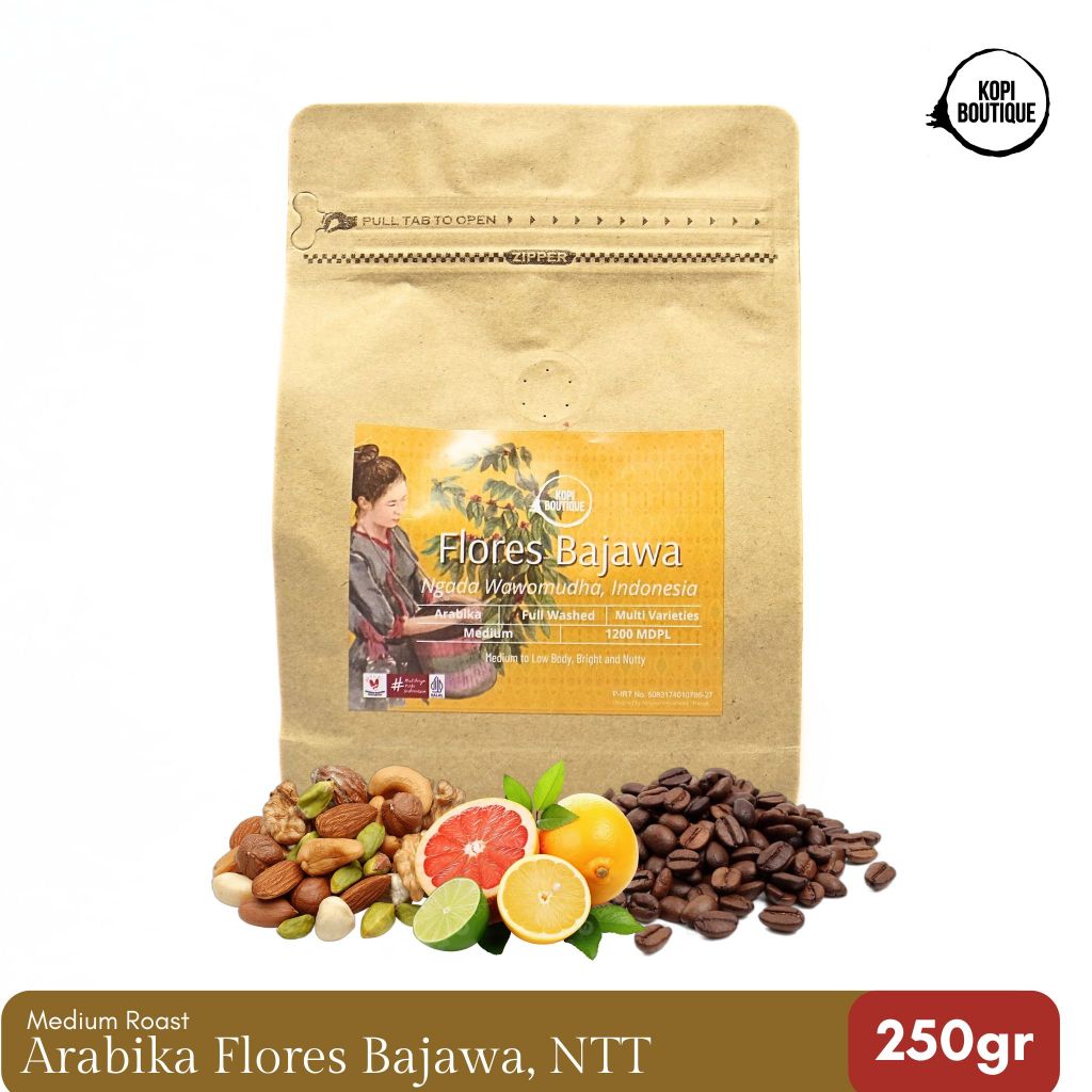 

Kopi Arabica Flores Bajawa 250gr