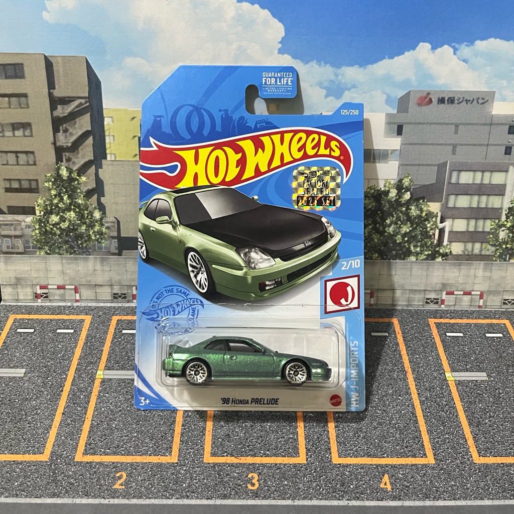 Hotwheels Honda Prelude Hijau Exclusive Recolor Factory Sealed (FS)